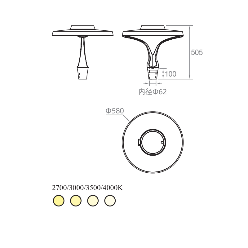 L07D-B Magic Mirror Garden Light L07D-B Magic Mirror Garden Light