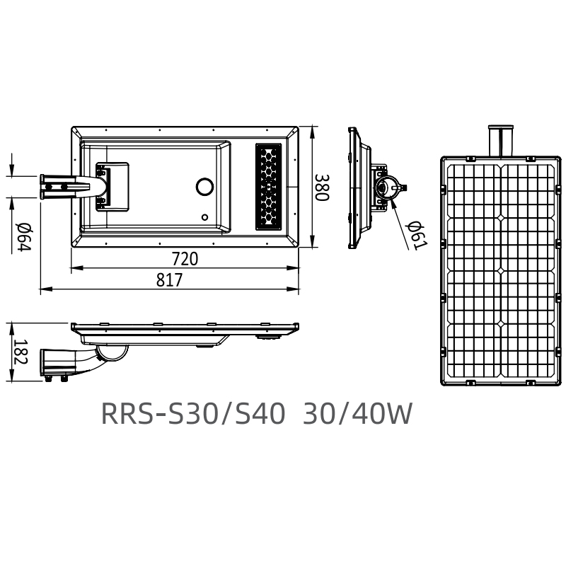 Solar Street Light RRS-S Solar Street Light RRS-S